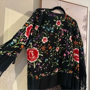 Vintage floral cardigan
